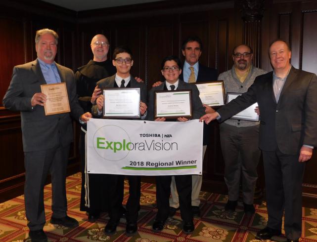 St.Anthony's High School New York, Toshiba ExploraVision winner