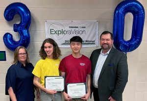 Toshiba ExploraVision winner, CiliaBuilder, Alabama School of Math & Science, Mobile, AL