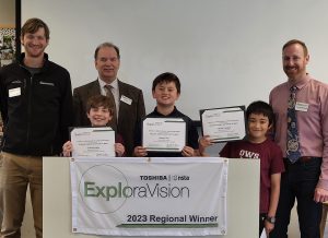 Toshiba ExploraVision winner, Open School, Bellevue, WA