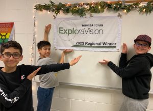 Toshiba ExploraVision winner, W. I. Dick Middle School, Milton, Ontario