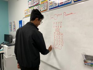 Sugar Land, Houston TX students working on an ExploraVision project