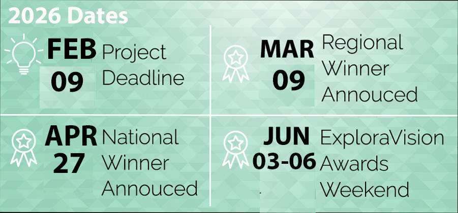 Toshiba/NSTA ExploraVision New Deadline 2026